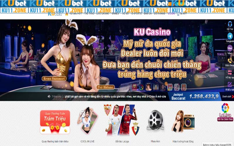 Ku casino hoạt đọng hợp pháp và tuân thủ quy định trên lãnh thổ cung cấp dịch vụ